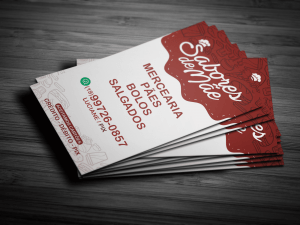 cartão de visita para mercearia